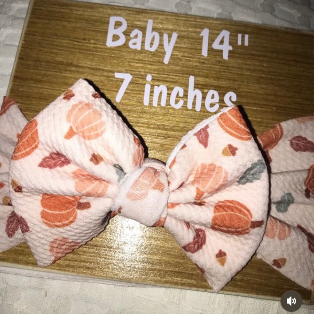 Pumpkin headwrap